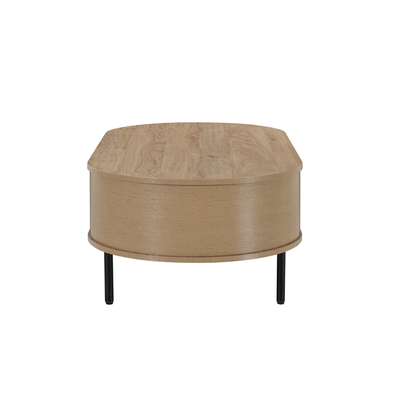 New Classic Furniture Brax Wood Coffee Table/Cocktail Table in Natural