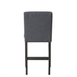 New Classic Furniture High Line 5-piece Wood Counter Table Set in Gray