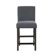 New Classic Furniture High Line 5-piece Wood Counter Table Set in Gray