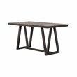 New Classic Furniture High Line 7-piece Wood Counter Table Set in Gray