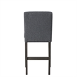 New Classic Furniture High Line 7-piece Wood Counter Table Set in Gray