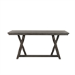 New Classic Furniture High Line 7-piece Wood Counter Table Set in Gray