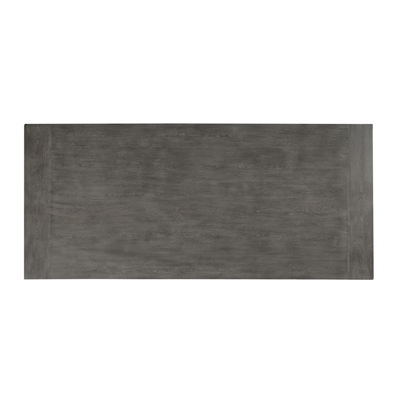 New Classic Furniture High Line 7-piece Wood Dining Table Set in Gray