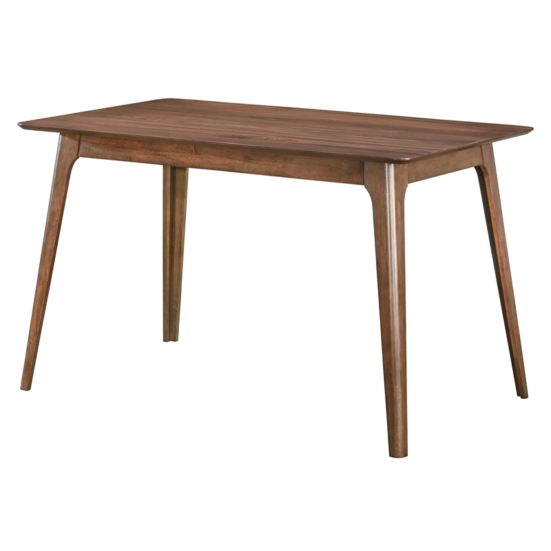 New Classic Furniture Oscar Wood Counter Height Table in Walnut