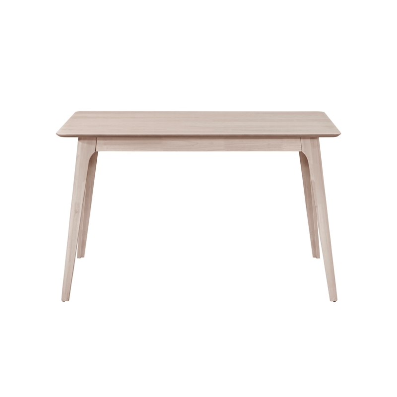 New Classic Furniture Oscar Wood Counter Height Table in White Ash