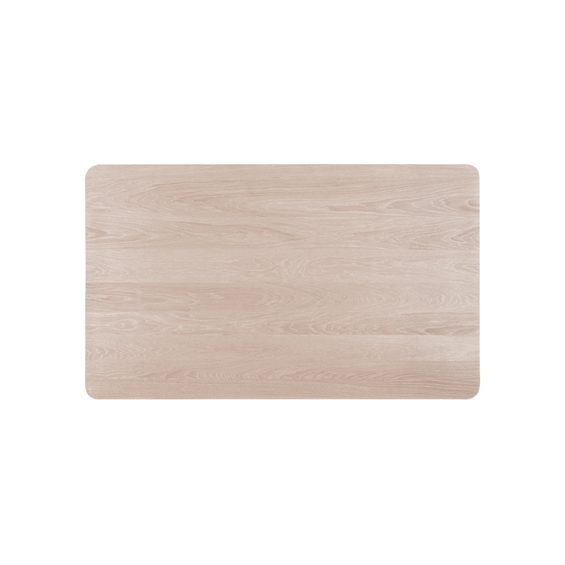 New Classic Furniture Oscar Wood Counter Height Table in White Ash