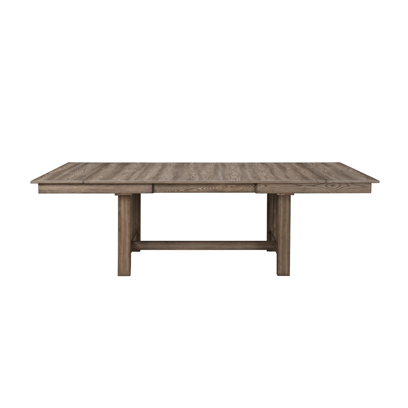New Classic Furniture Harrisburg Wood Dining Table in Walnut