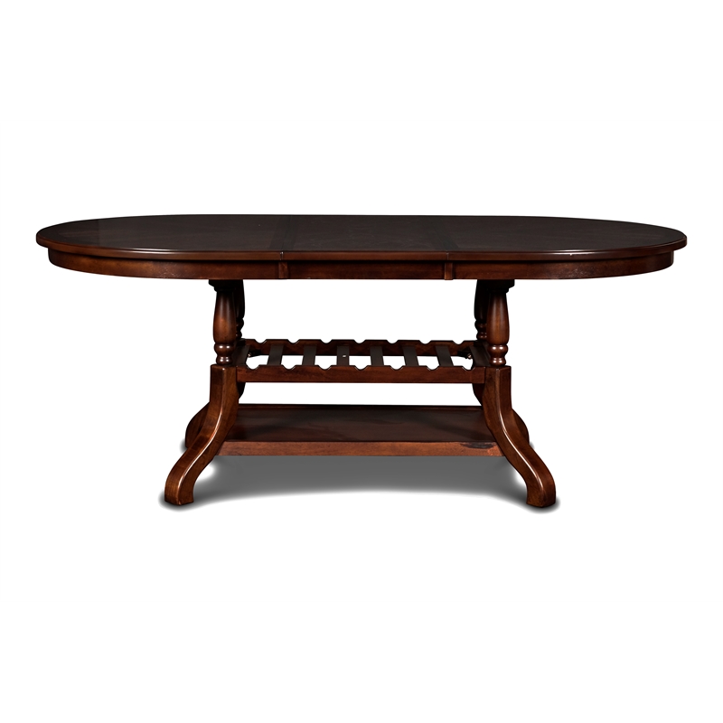 New Classic Furniture Bixby 5-Piece Wood Dining Room Set in Espresso