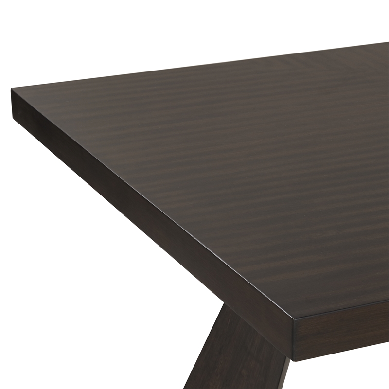New Classic Furniture Chestnut Ridge 5-Piece Wood Dining Table Set in Brown