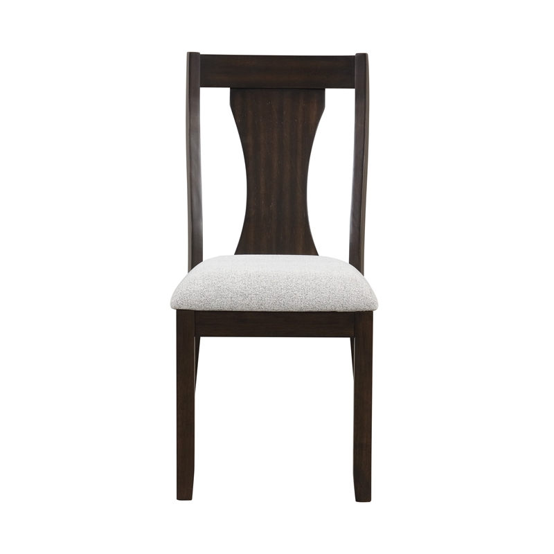 New Classic Furniture Chestnut Ridge Wood Dining Chair in Brown (Set of 2)