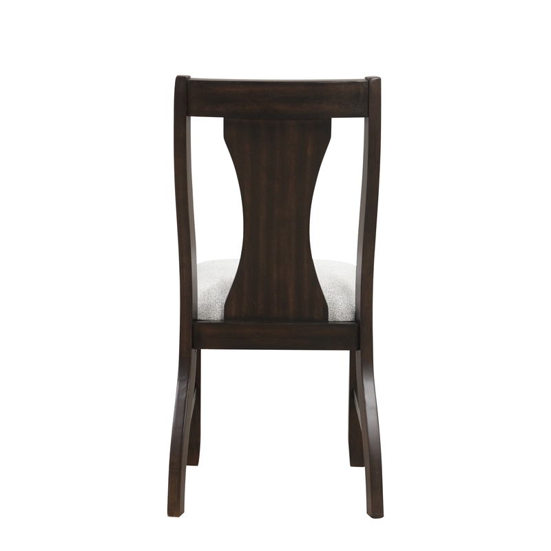 New Classic Furniture Chestnut Ridge Wood Dining Chair in Brown (Set of 2)