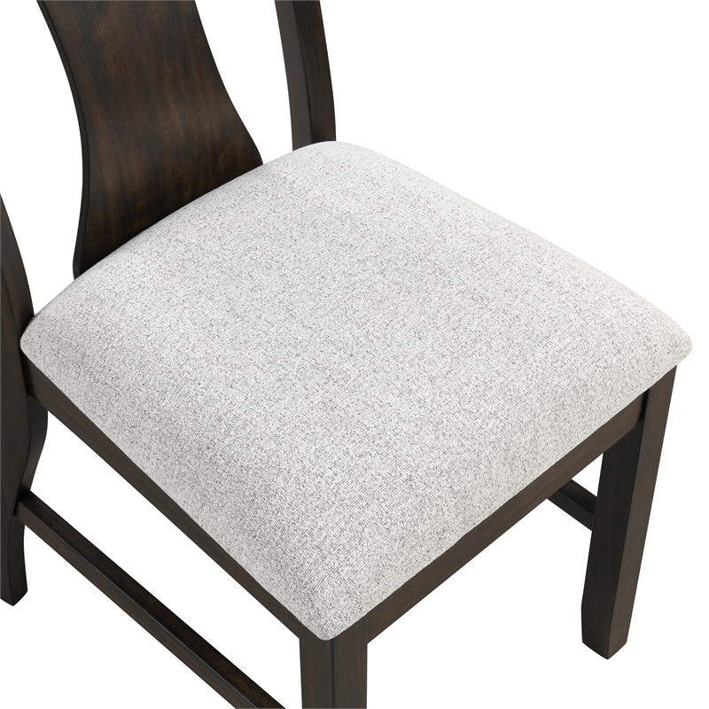 New Classic Furniture Chestnut Ridge Wood Dining Chair in Brown (Set of 2)