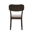 New Classic Furniture Rex 5-Piece Wood Rectangle Dining Set in Walnut