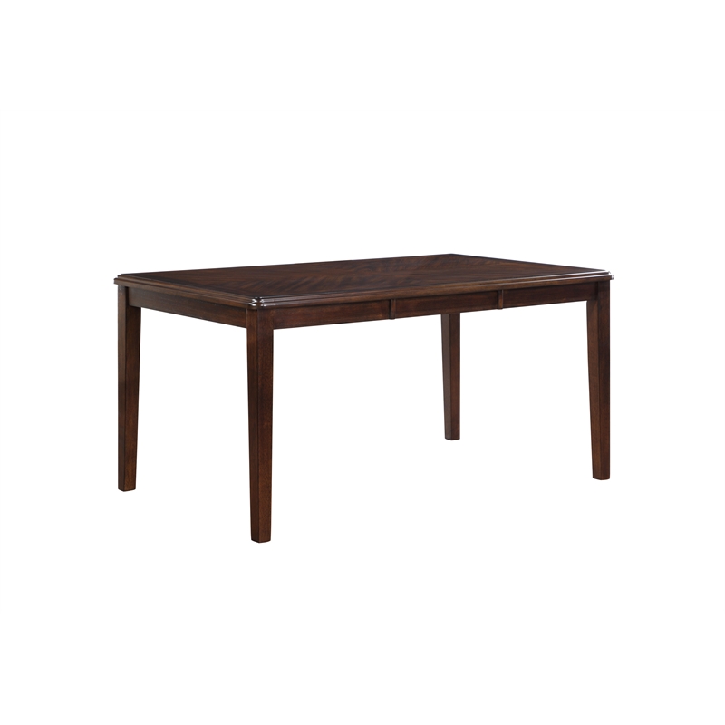 New Classic Furniture Gia 6-Piece Wood Dining Table Set in Cherry
