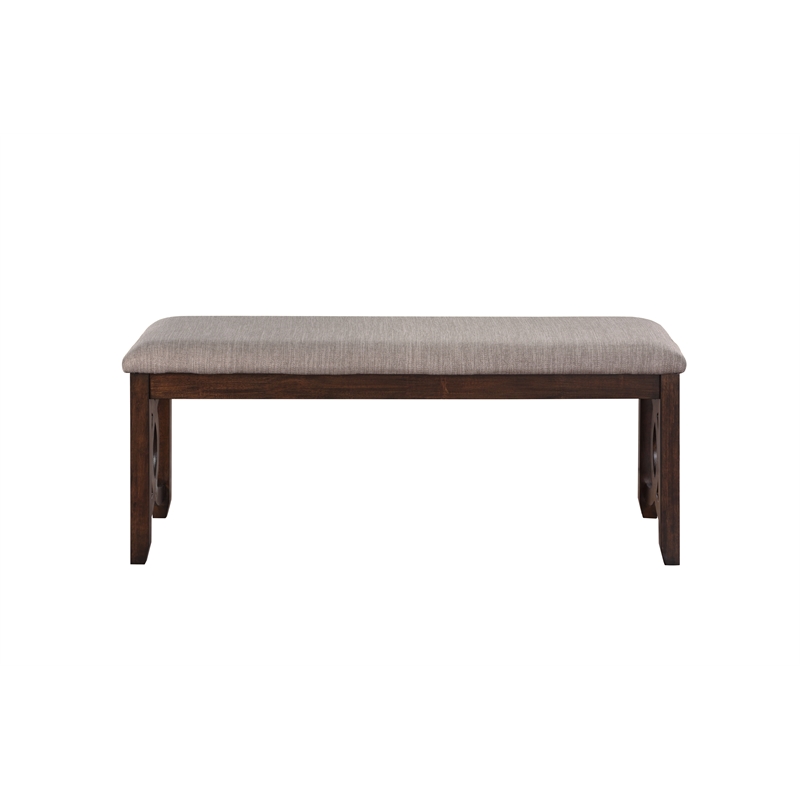 New Classic Furniture Gia 6-Piece Wood Dining Table Set in Cherry