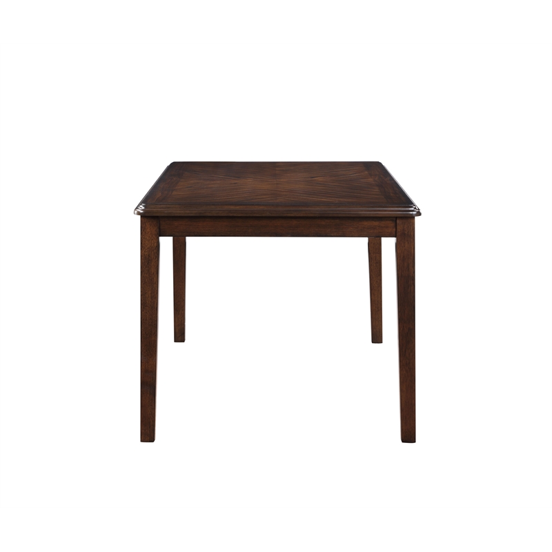 New Classic Furniture Gia 6-Piece Wood Dining Table Set in Cherry