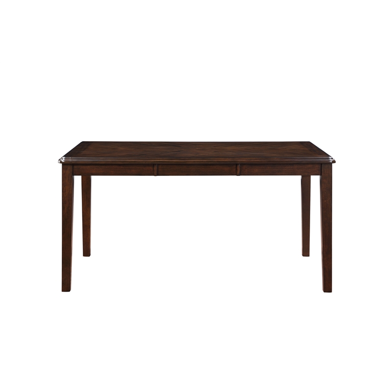 New Classic Furniture Gia 6-Piece Wood Dining Table Set in Cherry