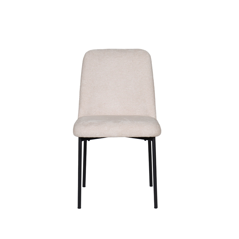 New Classic Furniture Erik Fabric Upholstered Dining Chair in Beige (Set of 4)