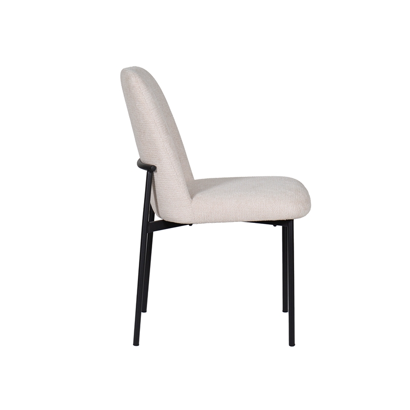 New Classic Furniture Erik Fabric Upholstered Dining Chair in Beige (Set of 4)
