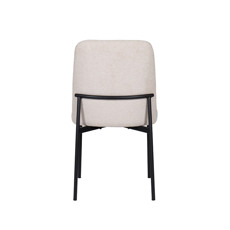 New Classic Furniture Erik Fabric Upholstered Dining Chair in Beige (Set of 4)