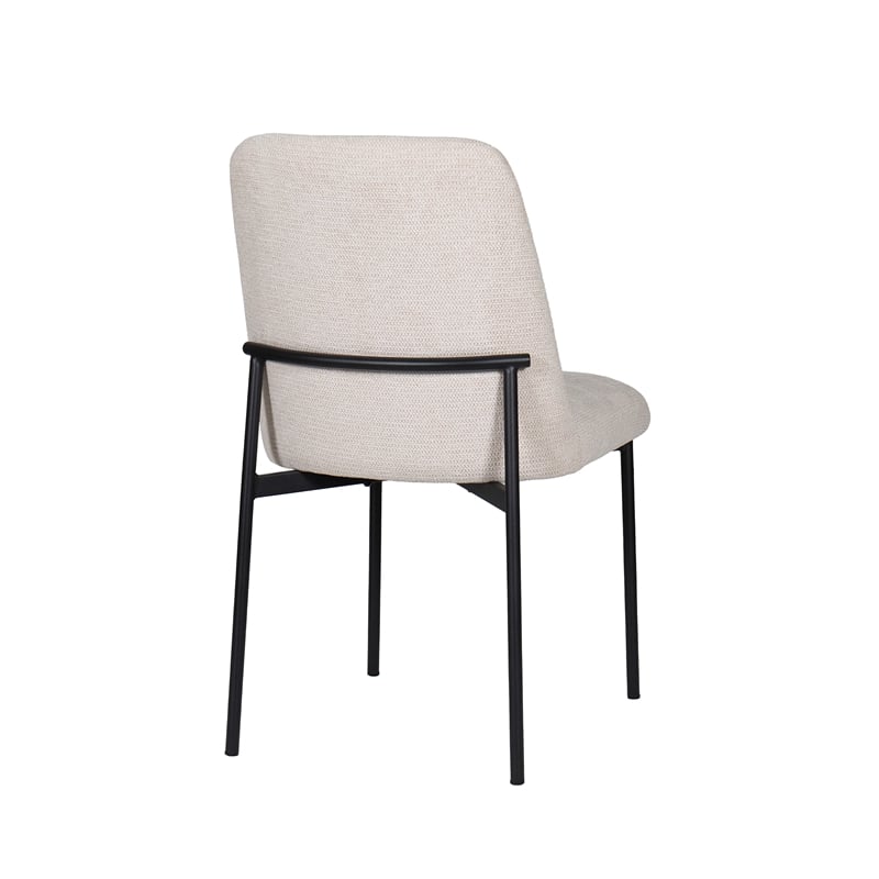 New Classic Furniture Erik Fabric Upholstered Dining Chair in Beige (Set of 6)