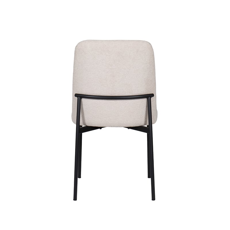 New Classic Furniture Erik Fabric Upholstered Dining Chair in Beige (Set of 6)