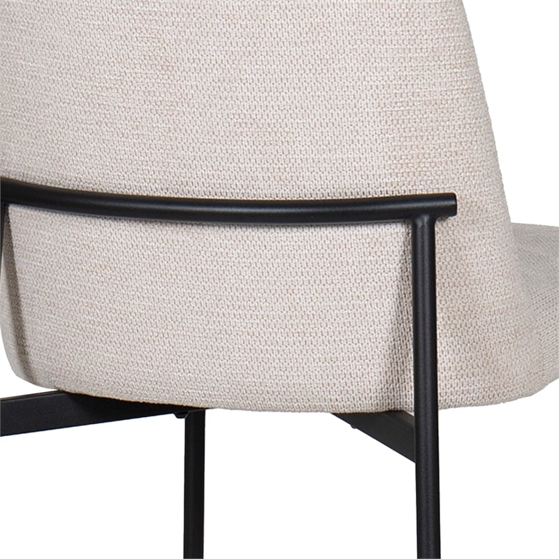 New Classic Furniture Erik Fabric Upholstered Dining Chair in Beige (Set of 6)