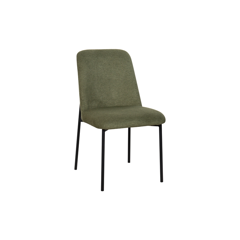 New Classic Furniture Erik Fabric Upholstered Dining Chair in Green (Set of 4)