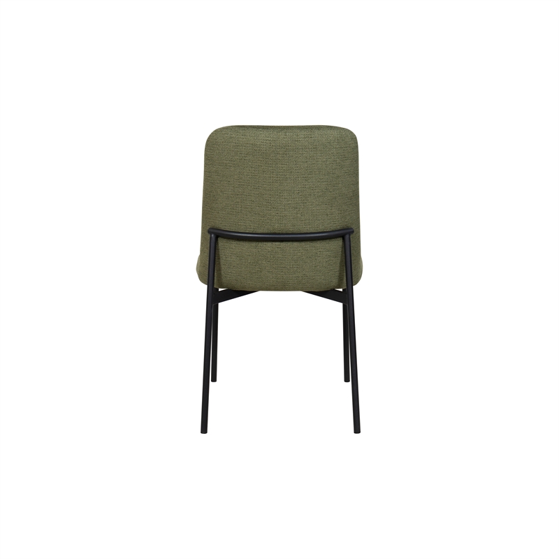 New Classic Furniture Erik Fabric Upholstered Dining Chair in Green (Set of 6)