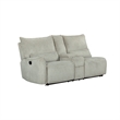 New Classic Furniture Remsen 3-Piece Polyester Fabric Manual Sectional in Latte