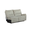 New Classic Furniture Remsen 3-Piece Polyester Fabric Manual Sectional in Latte