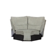 New Classic Furniture Remsen 3-Piece Polyester Fabric Power Sectional in Latte