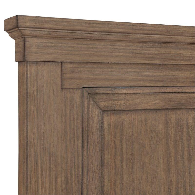 New Classic Furniture Mariana Wood King Size Bed in Vintage Mocha