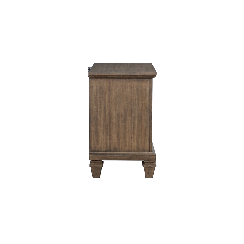 New Classic Furniture Mariana 5-Piece Wood Cal King Bedroom Set in Mocha