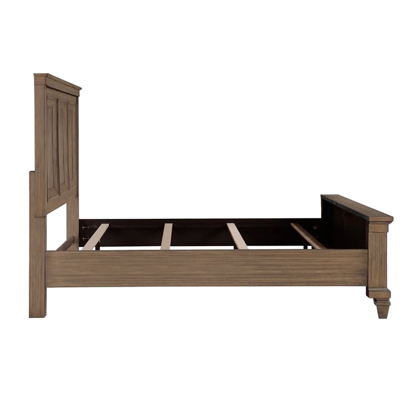 New Classic Furniture Mariana 5-Piece Wood Cal King Bedroom Set in Mocha