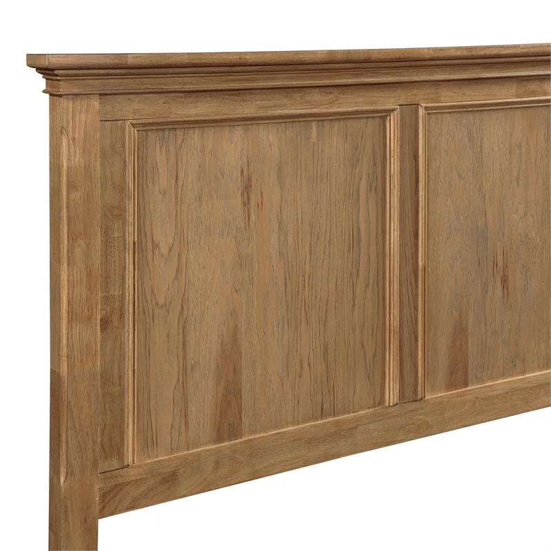 New Classic Furniture Sunstone Wood California King Panel Bed in Honey Brown