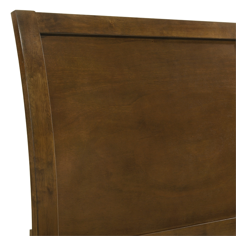 New Classic Furniture Ballard Wood California King Panel Bed in Walnut Brown