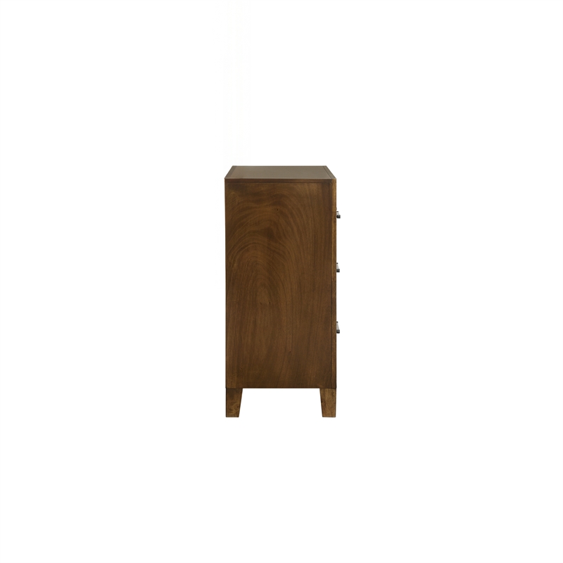 New Classic Furniture Ballard Wood 7-Drawer Dresser in Walnut Brown