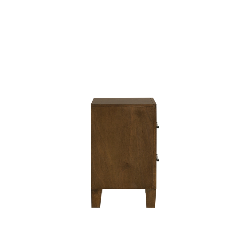 New Classic Furniture Ballard 4-Piece Wood Queen Bedroom Set in Walnut