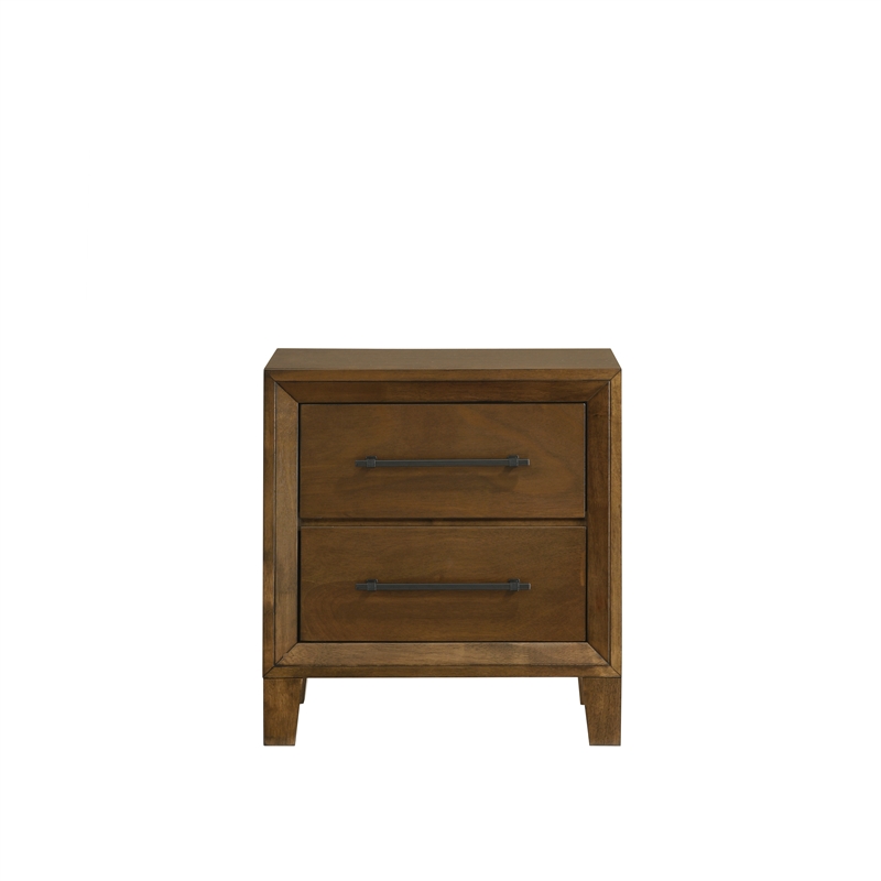 New Classic Furniture Ballard 5-Piece Wood Cal King Bedroom Set in Walnut