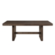 New Classic Furniture Kody Wood Rectangular Dining Table in Dark Walnut