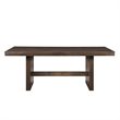 New Classic Furniture Kody Wood Rectangular Dining Table in Dark Walnut