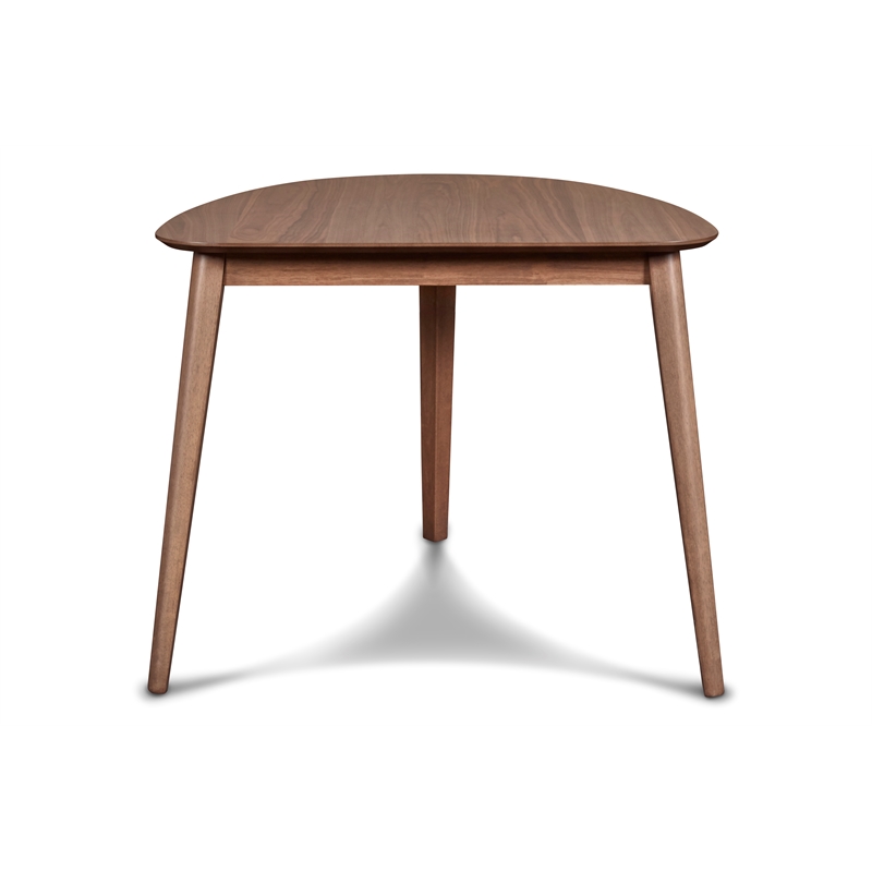 New Classic Furniture Oscar 3-Piece Wood Corner Table Set in Walnut/Teal