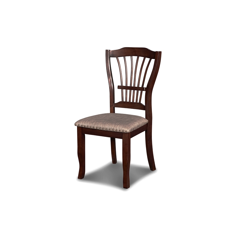 New Classic Furniture Bixby Wood Dining Chair in Espresso Brown (Set of 4)