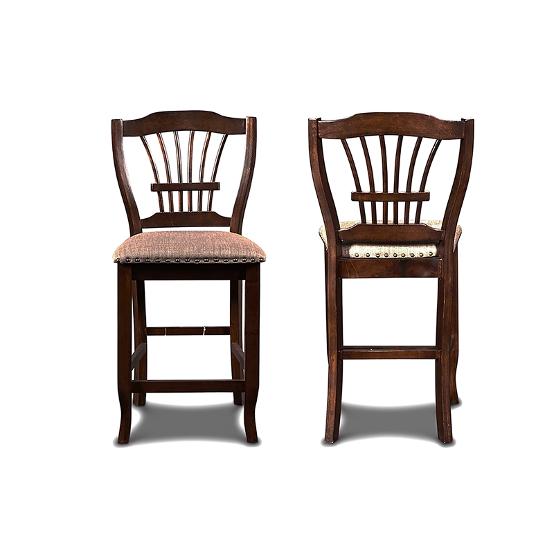 New Classic Furniture Bixby Wood Counter Chair in Espresso Brown (Set of 6)