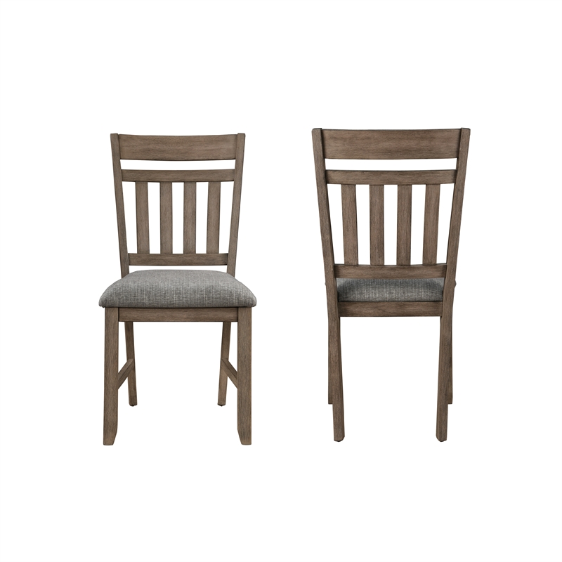 New Classic Furniture Harrisburg Wood Dining Chair in Walnut (Set of 6)