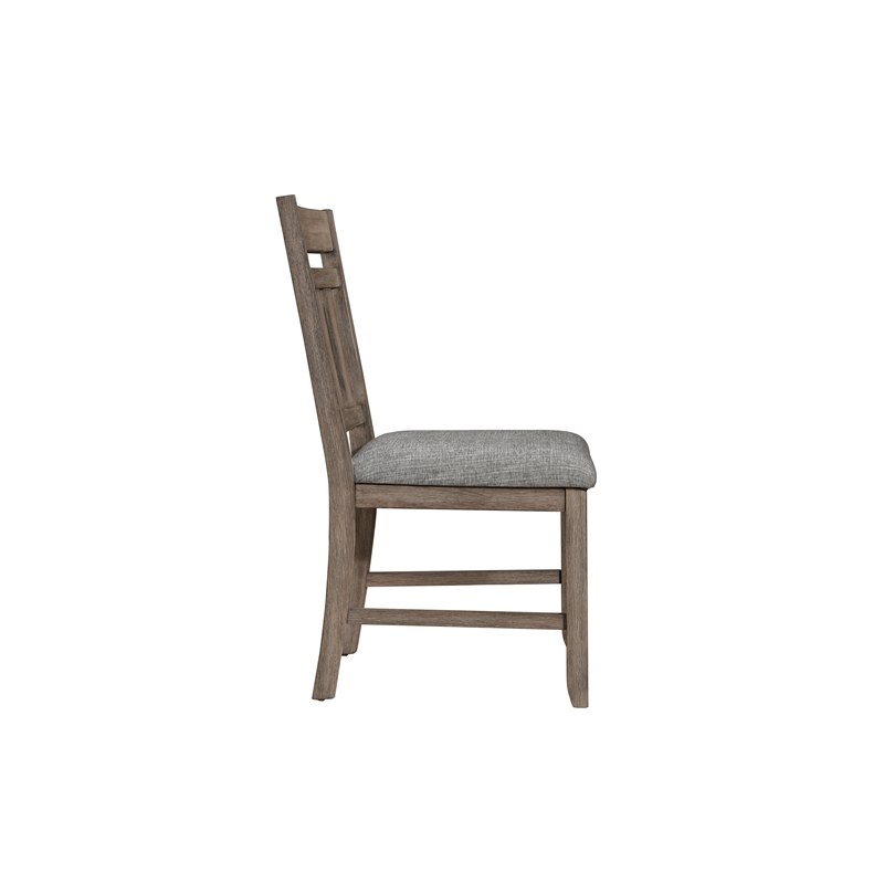New Classic Furniture Harrisburg Wood Dining Chair in Walnut (Set of 6)