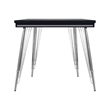 New Classic Furniture Ava Wood Rectangular Dining Table in Black