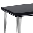 New Classic Furniture Ava Wood Rectangular Dining Table in Black
