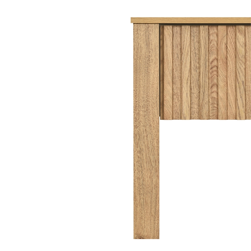 New Classic Furniture Thayer Wood 1-Drawer End Table in Natural/Beige